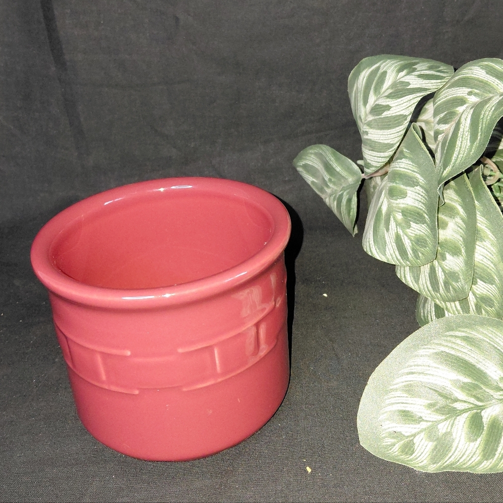 Longaberger 1 Pint Paprika Crock